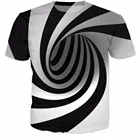Amazon hot-selling personality three-dimensional printing men's short-sleeved clothes