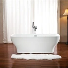Acrylic Plastic Freestanding Bathtub