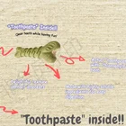 Dog Chicken Filled Toothbrush Dog Treat with Chicken