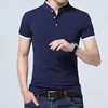 Business Pure High-end Customized Men Polo OEM Customized