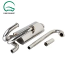 stainless steel polish car exhaust muffler tips