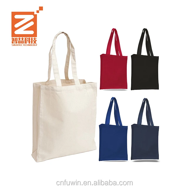 promotional eco friendly handled organic cotton tote bag custom
