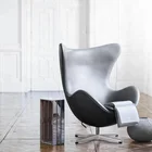 Danish hotel furniture swivel chaise lounge egg chair