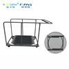 Round Table Trolley Folding Metal 4 Wheel Dolly Trolley