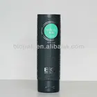 New black flip top caps and sliver hot stamping black plastic tubes