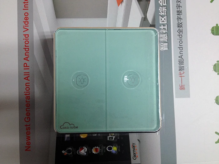 Zigbee 2.4GHz RF Wireless Remote Control Two Gang Light Switch - ANKUX.COM