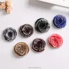 Fur Flowers Rabbit Fur Flowers Factory Price Handmade Colorful Rabbit Or Rex Rabbit Fur Flowers