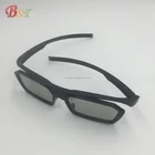 Plastic circular polarized bulk television 3d glasses
