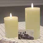 Flickering Candles Flameless Home Decoration Realistic Wick Pillar Personalized Led Electric Candle Battery Operated