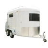 One single horse carriage trailer with over head rug tack