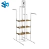 New design shop clothes hanger stand shop clothes hanger stand 4 way clothing display rack