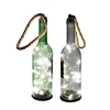 Fancy Festival Decoration Led Light Wine Glass Bottle with hanging string