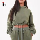 Instagram Hot Sale Cotton Womens Hoodie With Drawstring