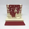Top level specification greeting card pop up card 3d card with 4/4 printing