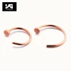 Unique type golden titanium stainless steel indian piercing nose ring for sale