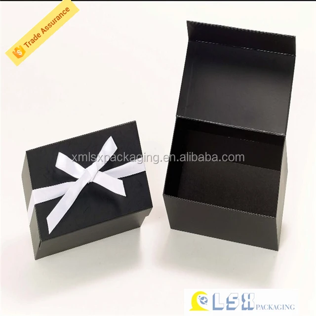 oem cheapest custom printed paper gift box with ribbon