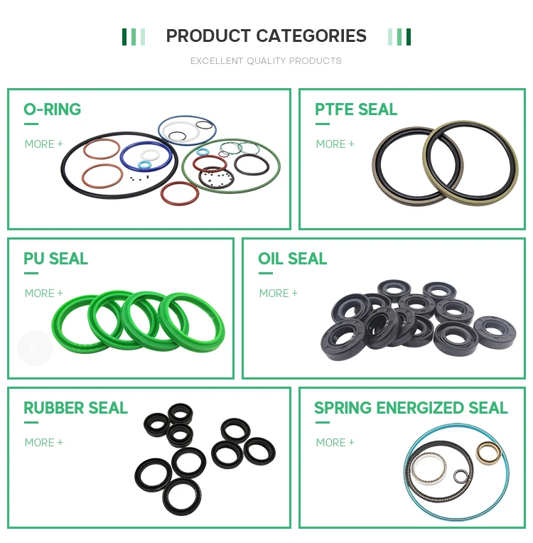 Filled PTFE  Hydraulic Piston Guide Sleeve Seal DFA