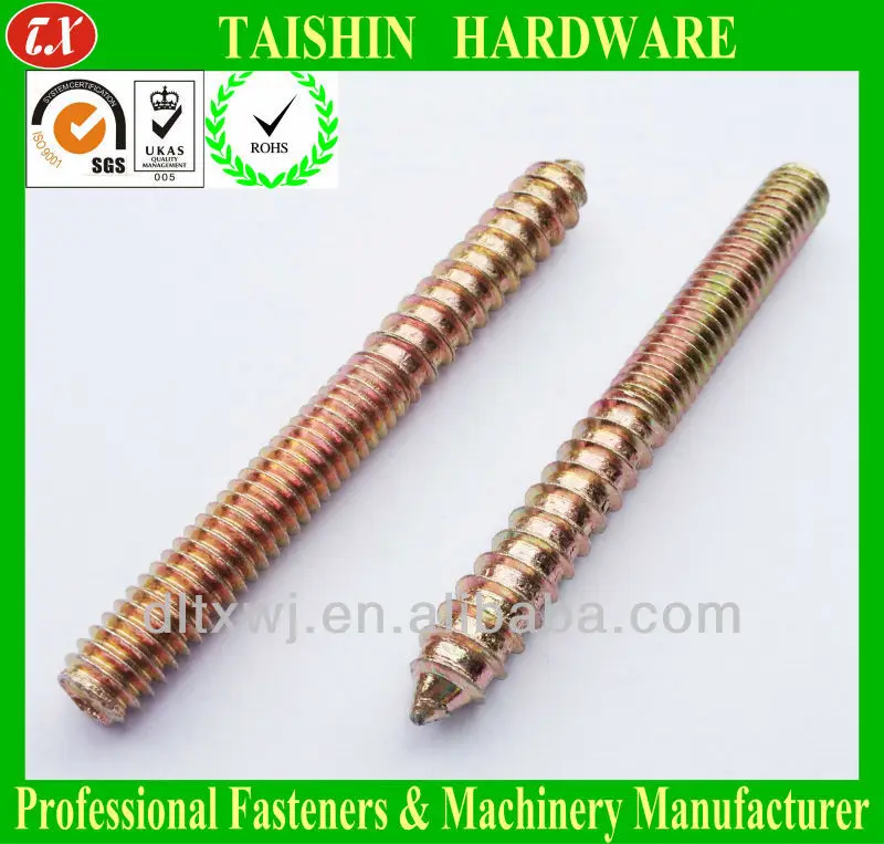 Double Ended Machine & Self Tapping Wood Screws Threaded Rods / Bars