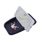 cute cartoon waterproof pvc rubber flexible car cell mobile stand phone holder