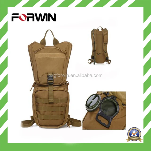 Army Use Hiking Military Tactical Backpack with Hydration Water bag