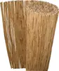 Natural bamboo reed fence