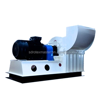 Complete Wood Hammer Mill for Crushing Wood Chips into Sawdust with Cyclone and Bag Dust Collector System