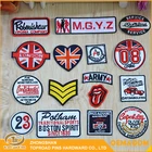 Embroidered patches logo custom diy decorative sew on embroidery patches for clothing