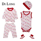 Infant/toddlers Clothing Baby Clothes Set With Hat And Socks