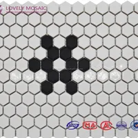 2017China Hexagonal Ceramic Mosaic Tiles For