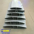 aluminum extrusion profiles louver blade extrusion section