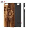 Uncommon Beautiful Wood Materials Zebra Wood PC Mobile Phone Case For iPhone 6Plus Mobile Accessories