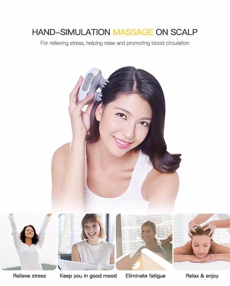 Acupressure Chinese Electric Vibrating Machine Hand Held Smart Massage