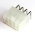 2x 4 Way PCB Header Molex 87427-0402 Mini-Fit Jr Right Angle connector