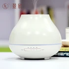 Home fragrance porcelain flower ceramic flower fragrance aroma diffuser with clock