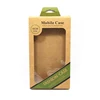9x16x1.5cm (3.5"x6.3"x0.6") Hang Hole Kraft Paper Cell Phone Case Packaging Box For Mobile Phone Shell