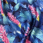 Custom Your Unique Design With Digital Print Real Silk Twill Fabric For Clothes