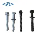 Railway Rail Screw Dowel For Screw Spike