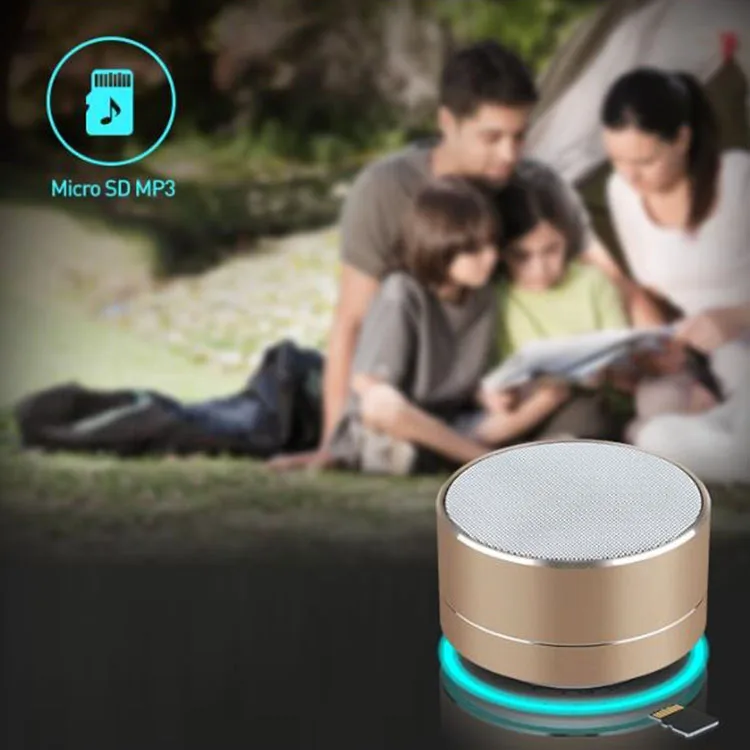 Breathing LED light design super bass 10m wireless speaker with hands-free - ANKUX Tech Co., Ltd