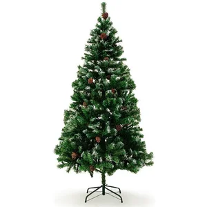 xibao brand new style pvc & pine cones christmas tree