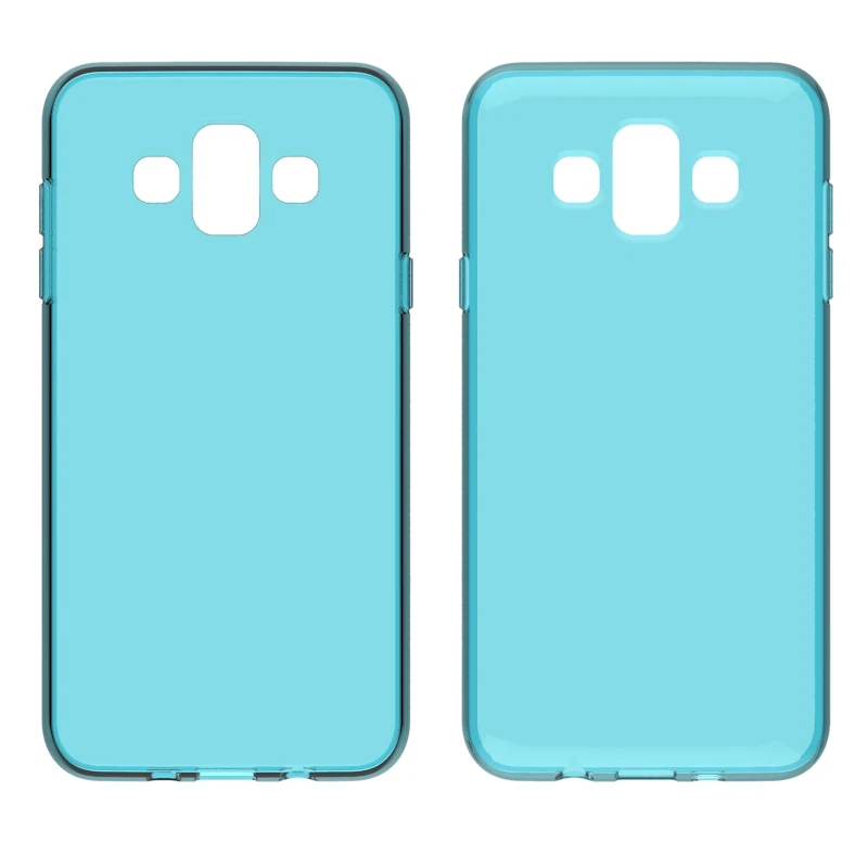 2018 Newest Phone Case For Samsung Galaxy J7 Duo For Samsung Galaxy J7 Duo Mobile Cover Drop Protective Anti Slip Scratch Resistant Shock Absorption Clear Slim Factory Wholesale Case Transparent Silicone Clear Bumper Case Cove
