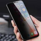 anti shock 6D privacy tempered glass screen protector film For iPhone xs max xr 6 6S 7 8 plus X free shipping
