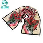 High quality custom design ladies affordable silk scarves ,silk kerchief scarf