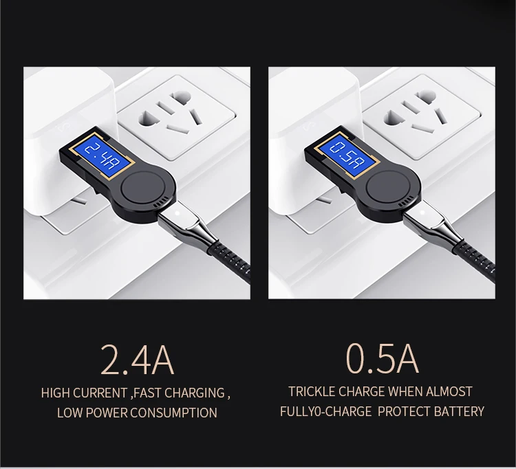 Xiaohe factory best selling braided cable led usb cable nylon - ANKUX.COM
