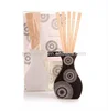 wholesale OEM Name brand Chinese manufacturer Bamboo Ceramic bottle Reed diffuser with bamboo wicks for home decoration