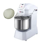Temperature display commercial bakery equipment flour mixing 20l litre 8kg bread spiral dough mixer machine