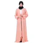 Zakiyyah Z180505 2018 Newest Hot sale Muslim Kimono Abaya Islamic Clothing for Women with Embroidery