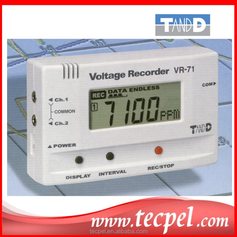 Vr71 Voltage Data Logger Digital Voltage Recorder Buy Voltage Data