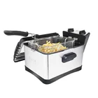 4.5L oil capacity stainless steel deep fryer with 30 minutes timer XJ - 7K120