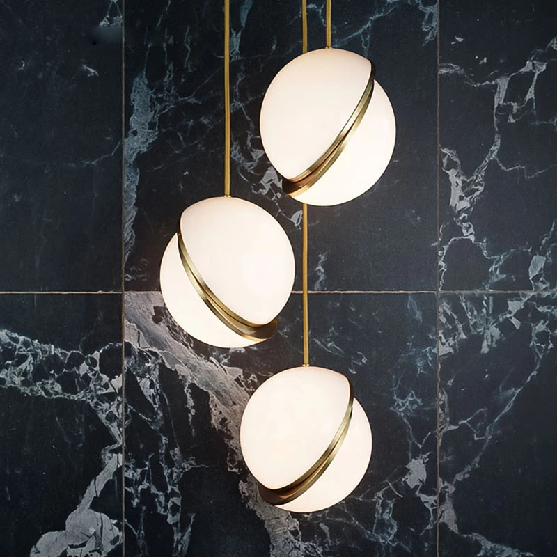 Popular living room decoration indoor acrylic modern pendant lamp