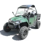 4wheel 400cc Farm UTV runs over rough terrains easily